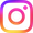 A camera outline with a bright gradient, the official Instagram logo.