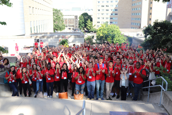 2018 orientation with bucky