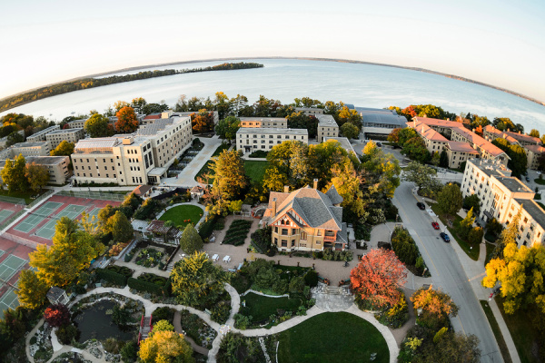 Aerial view of UW Campus