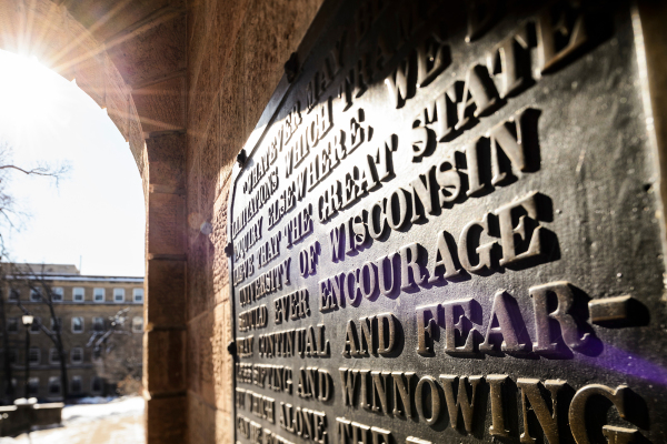 Sifting and Winnowing plaque on UW campus