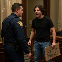 protester