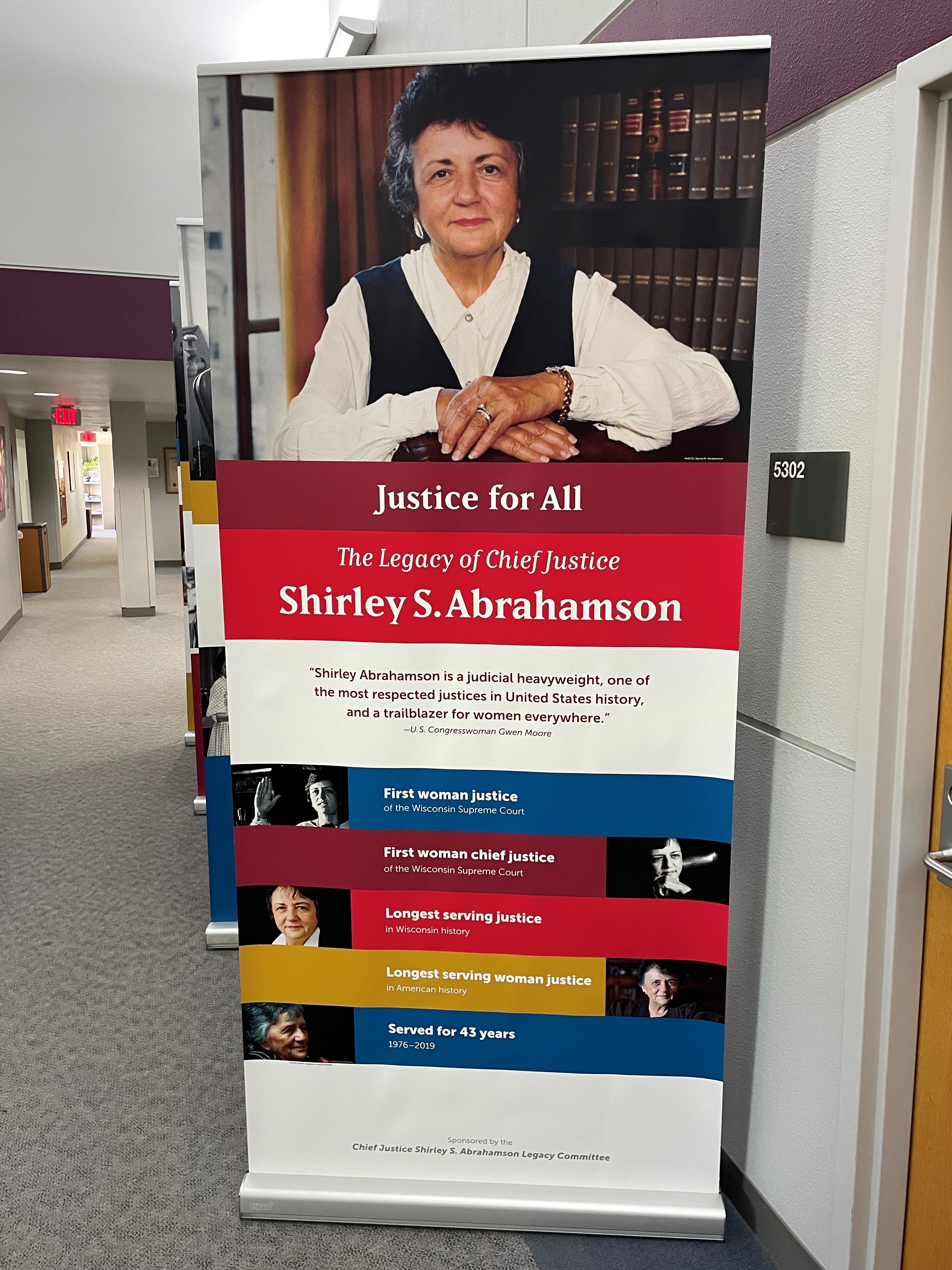 abrahamson first panel that says Justice for All