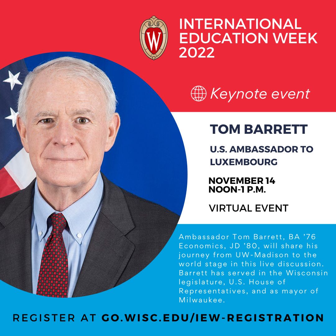 Tom Barrett speaker for IEW Week