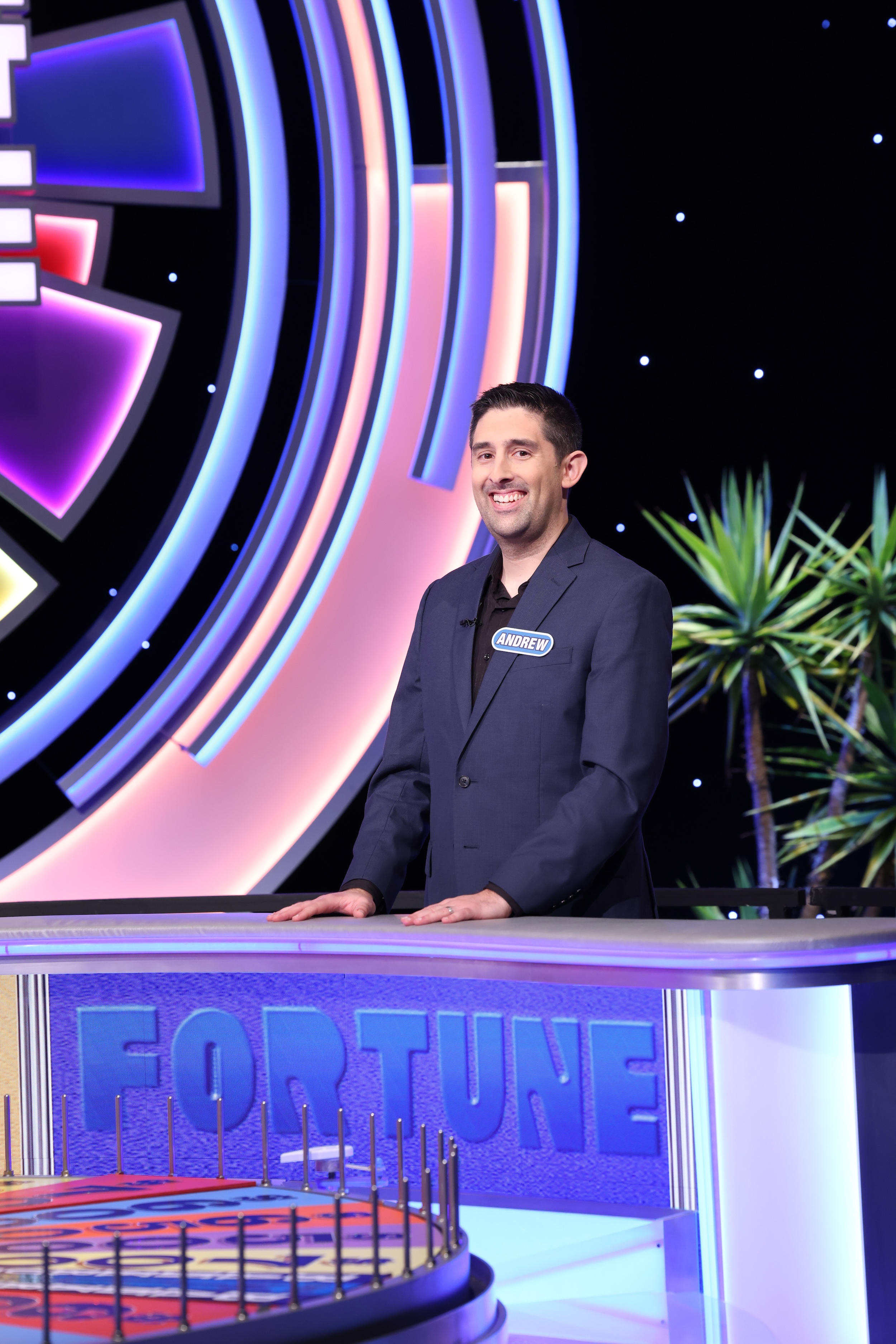 Promotional photo of Andrew Bassan for game show