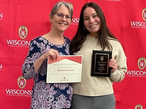OCPD's Sabine Arndt Earns Student Employee of the Year Award