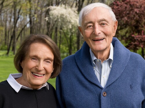 Marianne and Sheldon Lubar '53 Receive Distinguished Service Award