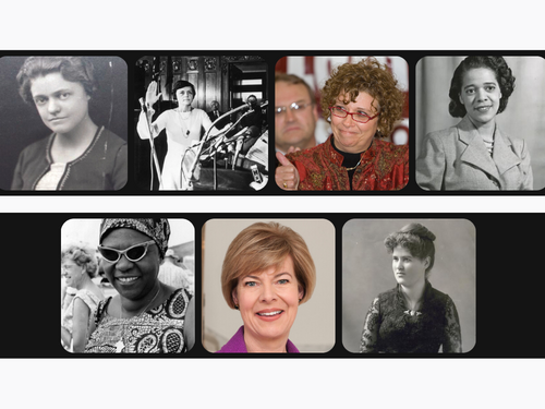 Collage of influential women graduates from UW Law School