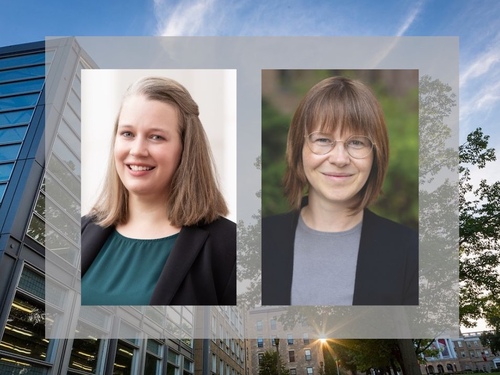 Rachel Burg and Zoe Engberg