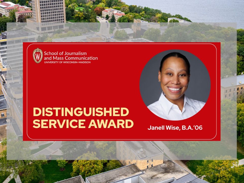 Janell Wise '09 Earns School of Journalism and Mass Communication’s 2026 Alumni Award