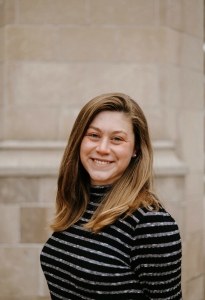 Professional photo of student wearing black sweater