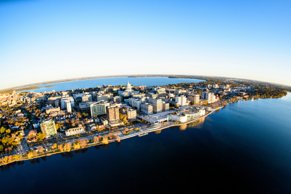 Aerial View of Madison